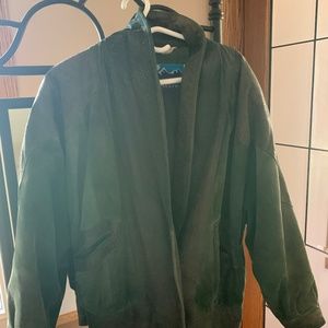 80s Northern Climate Oversized Suede Jacket